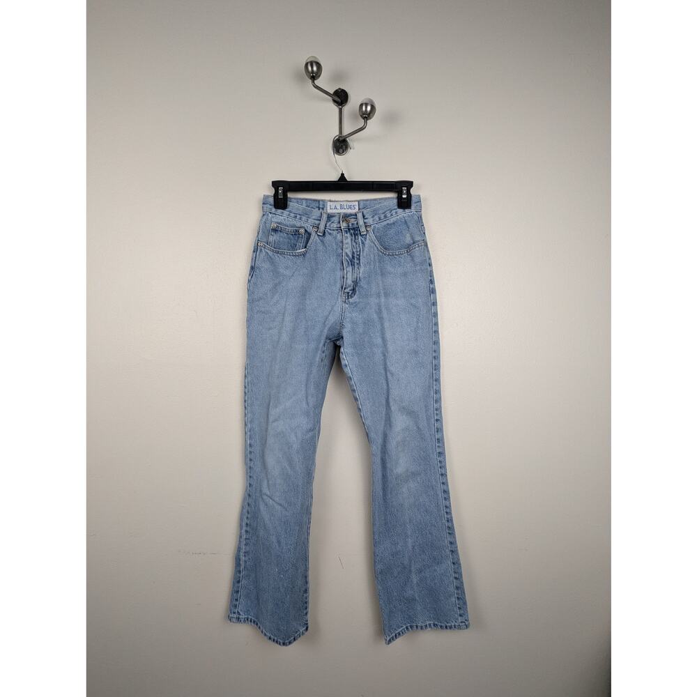 Vintage L.A. Blues Blue Jeans‎ Flared Size 4 26" waist